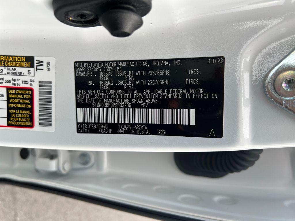 used 2023 Toyota Highlander car, priced at $34,888