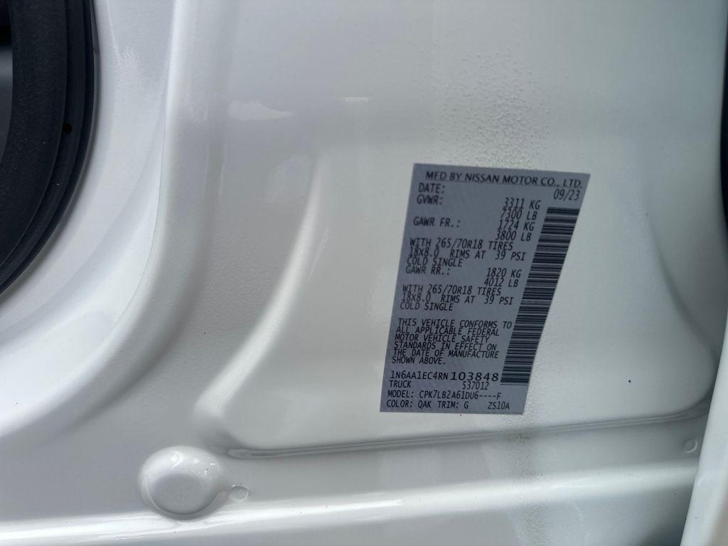 used 2024 Nissan Titan car, priced at $41,988