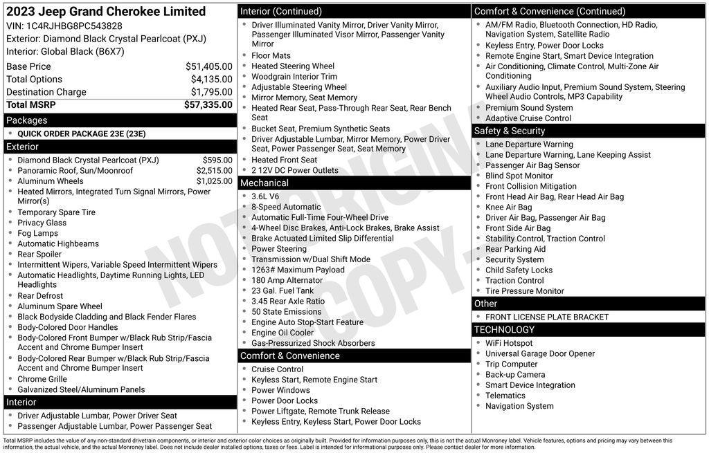 used 2023 Jeep Grand Cherokee car, priced at $31,488