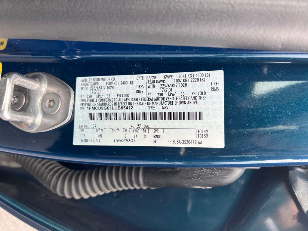 used 2020 Ford Escape car, priced at $17,488