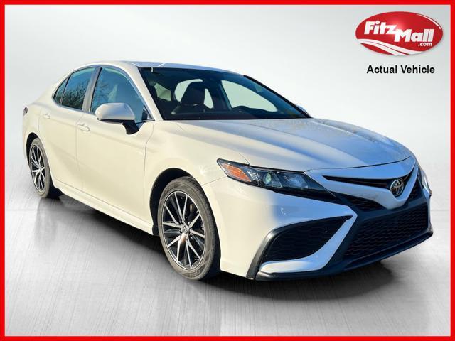 used 2021 Toyota Camry car, priced at $21,588