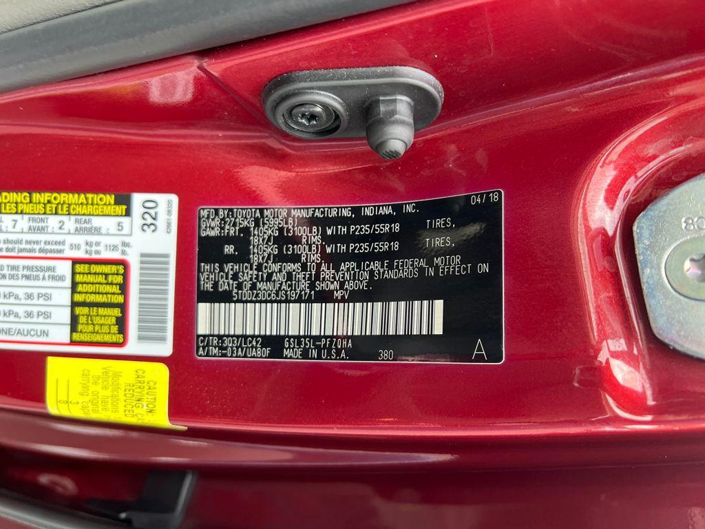 used 2018 Toyota Sienna car, priced at $27,888
