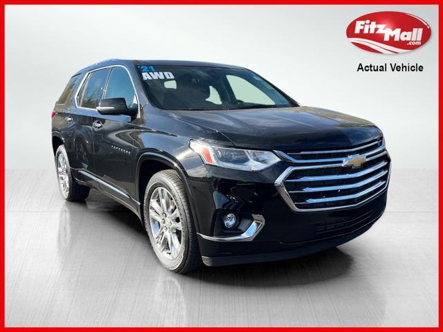 used 2021 Chevrolet Traverse car, priced at $33,888