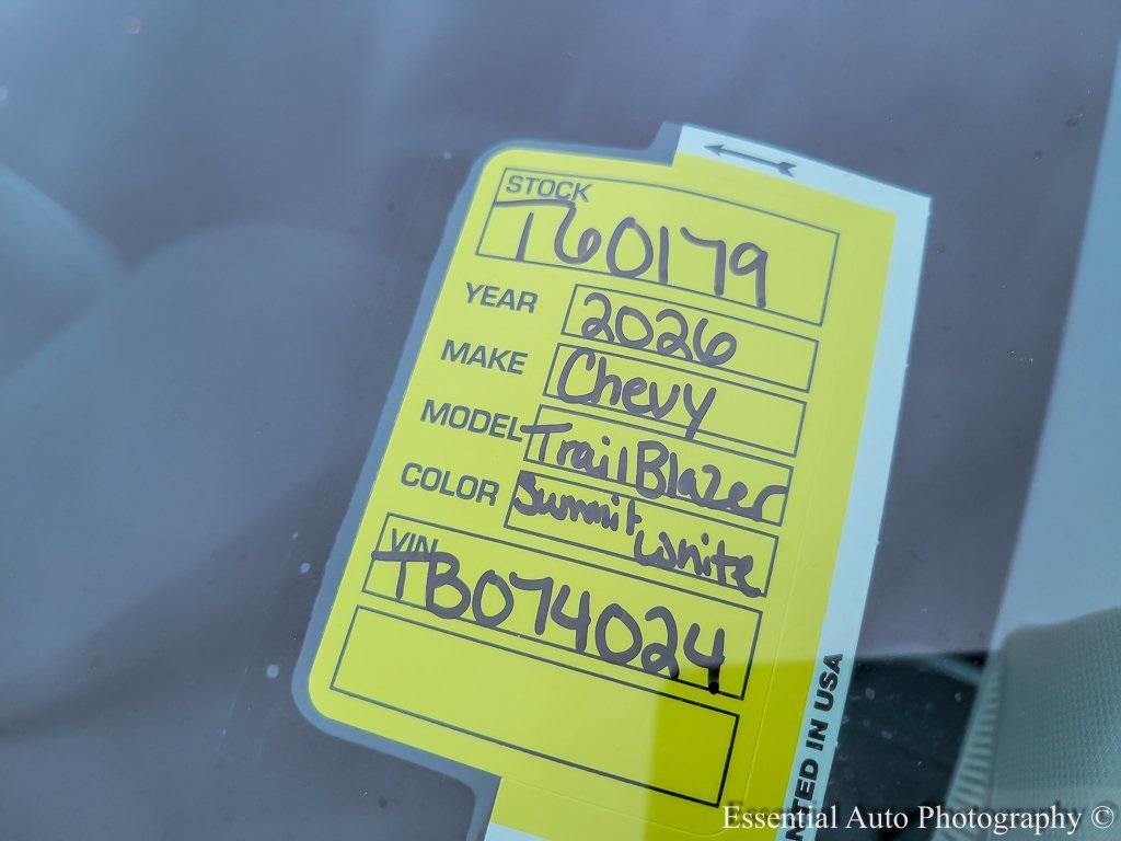 new 2026 Chevrolet TrailBlazer car, priced at $27,775