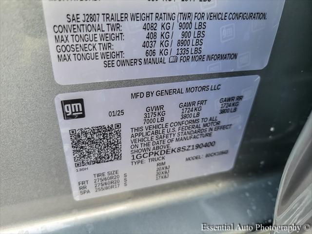 new 2025 Chevrolet Silverado 1500 car, priced at $47,860