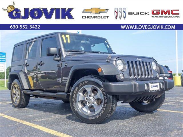 used 2017 Jeep Wrangler Unlimited car, priced at $24,199