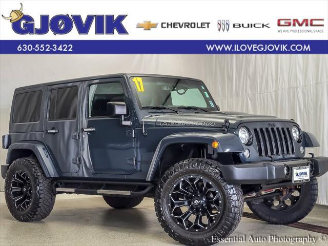 used 2017 Jeep Wrangler Unlimited car, priced at $29,999