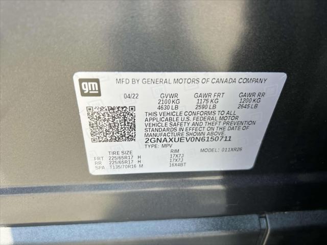 used 2022 Chevrolet Equinox car, priced at $19,999