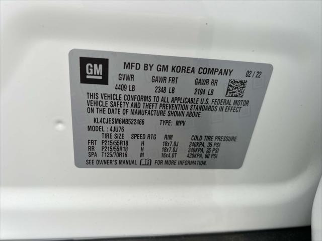 used 2022 Buick Encore car, priced at $19,399