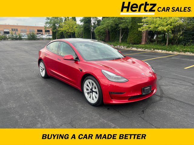 used 2022 Tesla Model 3 car, priced at $27,203