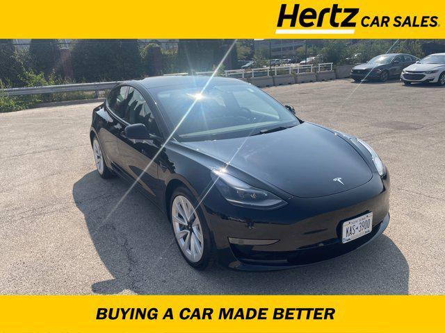 used 2023 Tesla Model 3 car, priced at $26,456