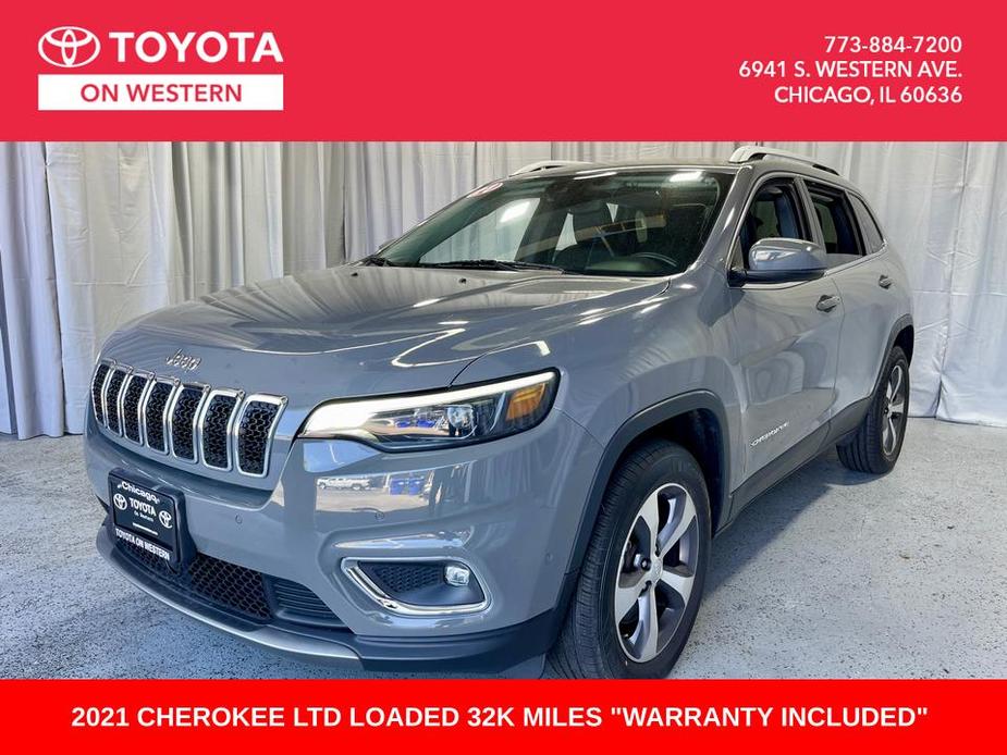 used 2021 Jeep Cherokee car, priced at $20,999