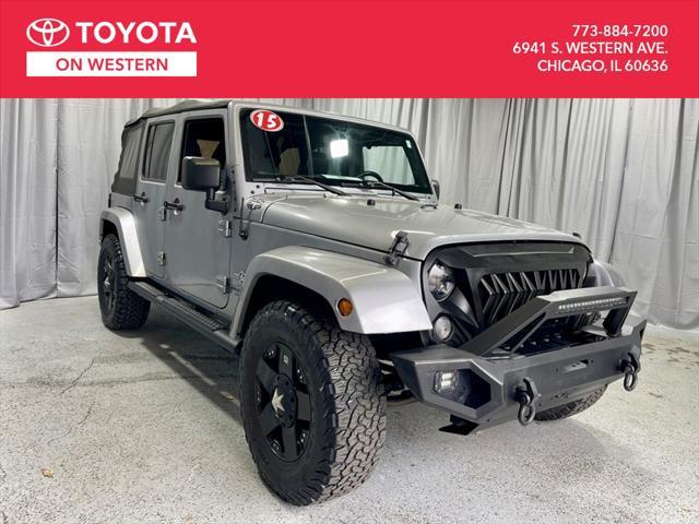 used 2015 Jeep Wrangler Unlimited car, priced at $17,108