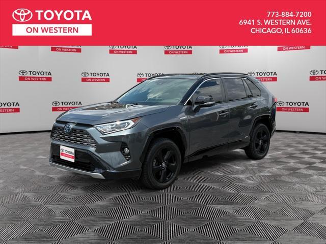 used 2020 Toyota RAV4 Hybrid car, priced at $29,299
