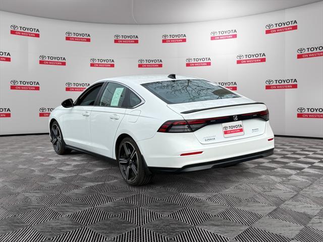 used 2024 Honda Accord Hybrid car, priced at $27,996
