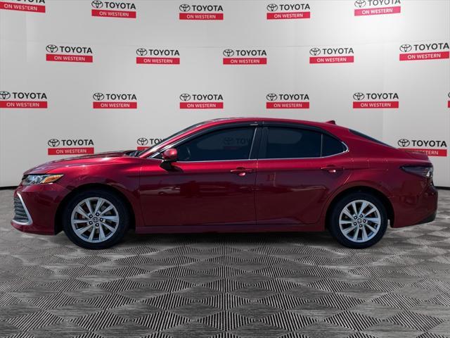 used 2021 Toyota Camry car, priced at $19,407