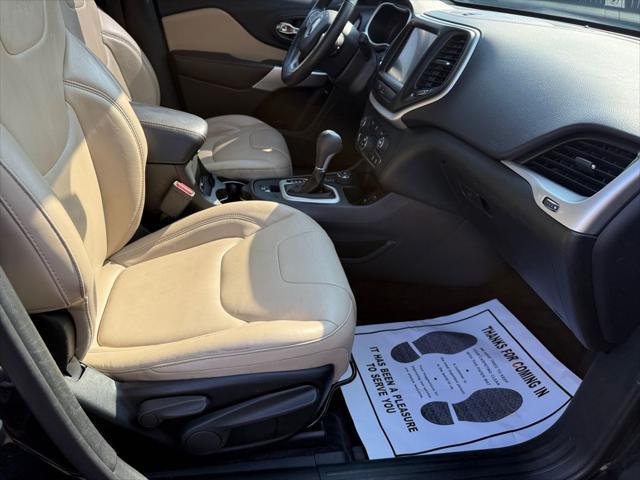 used 2018 Jeep Cherokee car, priced at $13,356