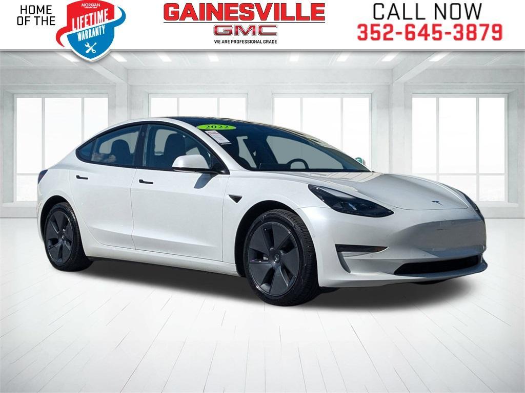 used 2022 Tesla Model 3 car, priced at $20,000