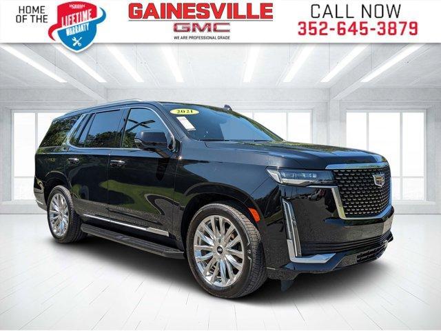 used 2021 Cadillac Escalade car, priced at $61,268