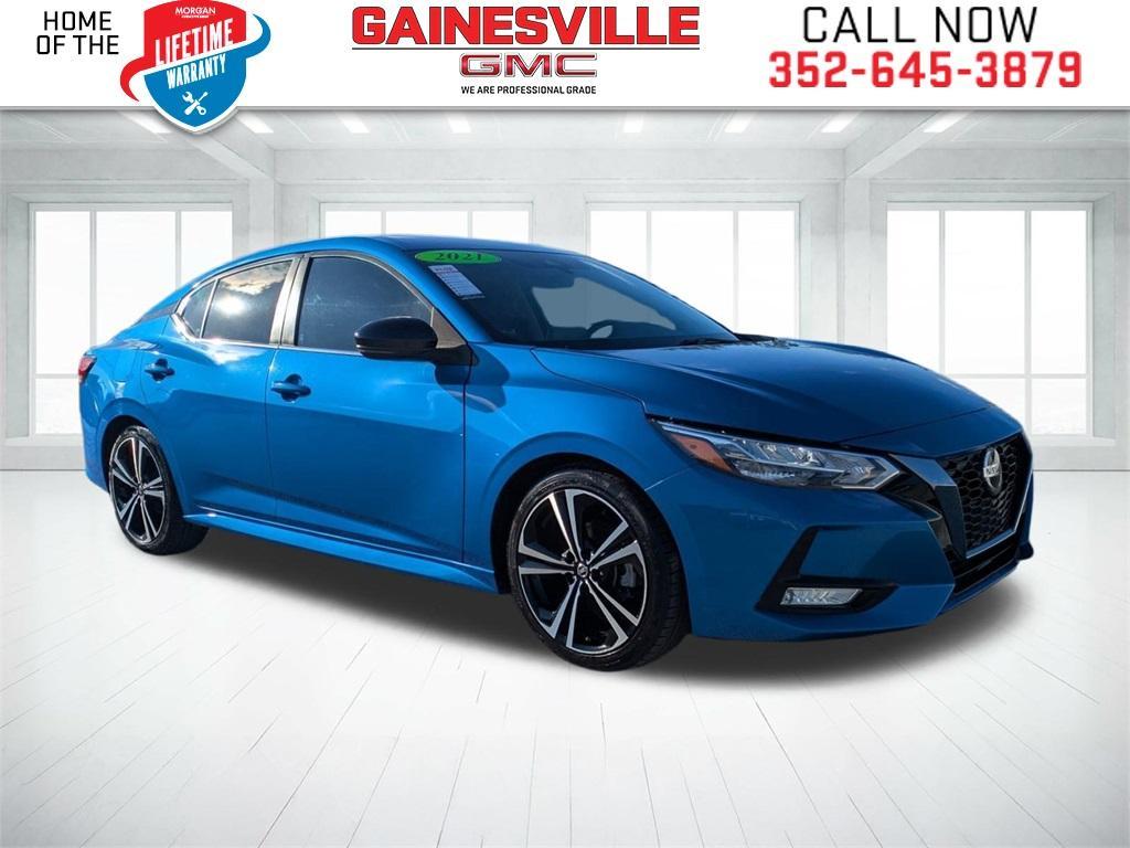 used 2021 Nissan Sentra car, priced at $15,500
