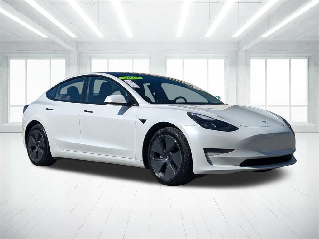 used 2022 Tesla Model 3 car, priced at $22,000