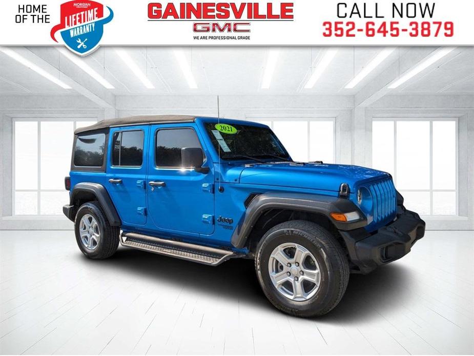 used 2021 Jeep Wrangler Unlimited car, priced at $28,899