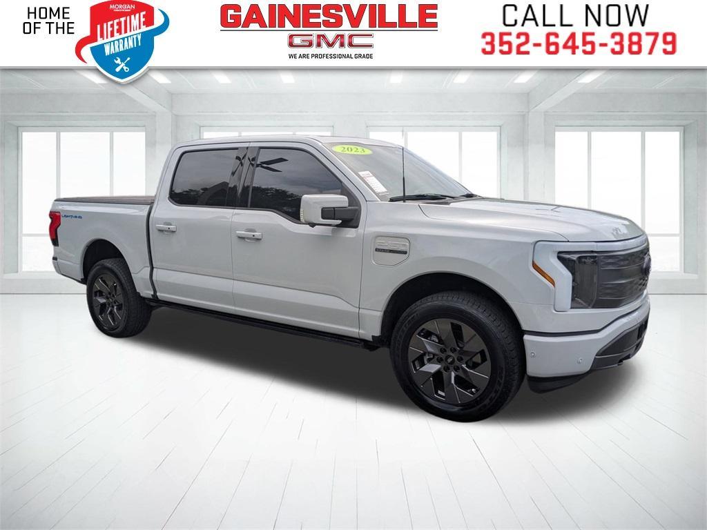 used 2023 Ford F-150 Lightning car, priced at $51,491