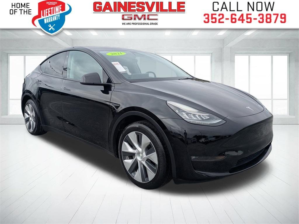 used 2021 Tesla Model Y car, priced at $27,000