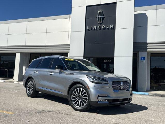 used 2021 Lincoln Aviator car, priced at $36,995