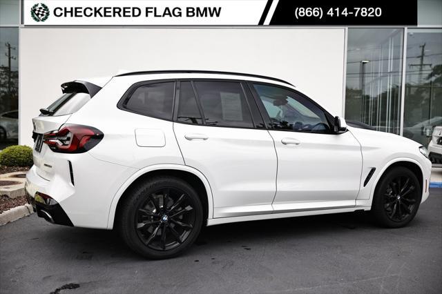 used 2022 BMW X3 car, priced at $33,490