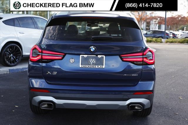 used 2022 BMW X3 car, priced at $37,690