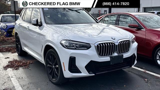 used 2022 BMW X3 car, priced at $32,690