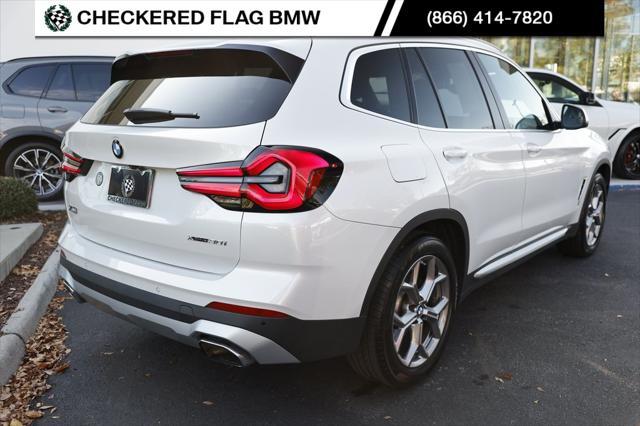 used 2022 BMW X3 car, priced at $33,690