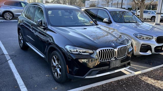 used 2022 BMW X3 car, priced at $37,990