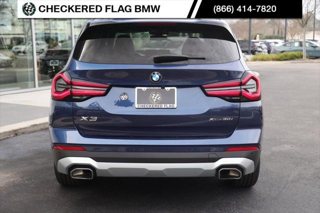 used 2022 BMW X3 car, priced at $38,690