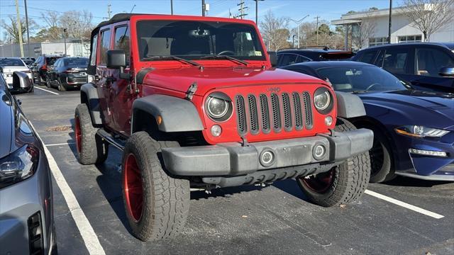 used 2017 Jeep Wrangler Unlimited car, priced at $18,690