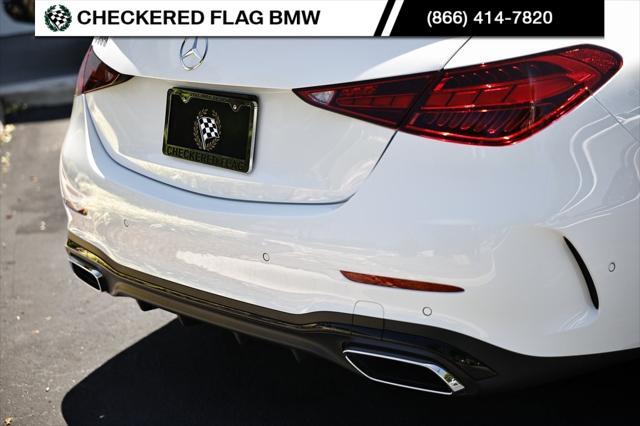 used 2022 Mercedes-Benz C-Class car, priced at $38,490