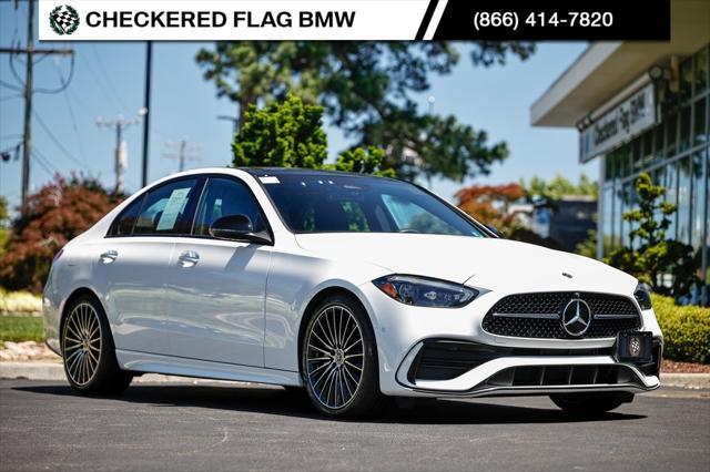 used 2022 Mercedes-Benz C-Class car, priced at $38,490