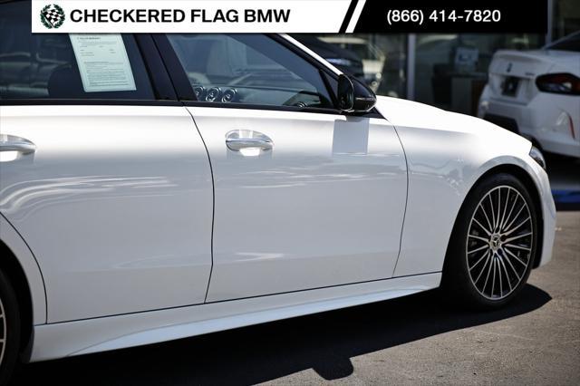 used 2022 Mercedes-Benz C-Class car, priced at $38,490