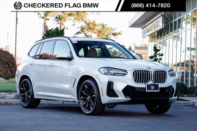 used 2022 BMW X3 car, priced at $37,590