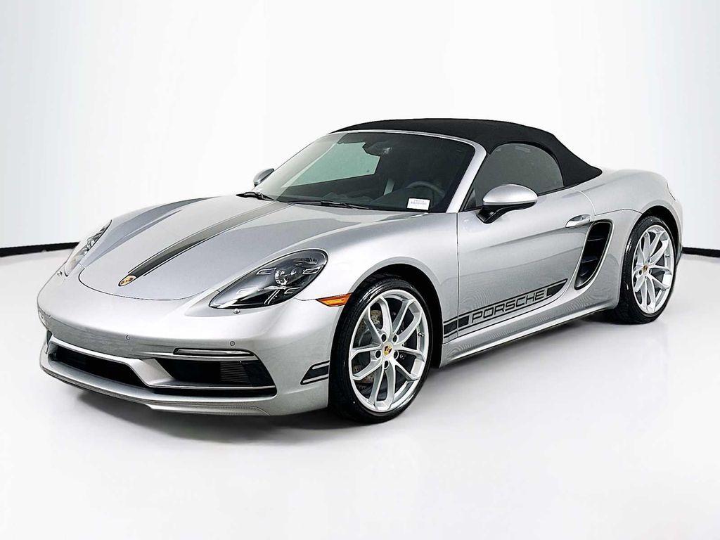 new 2025 Porsche 718 Boxster car, priced at $100,595
