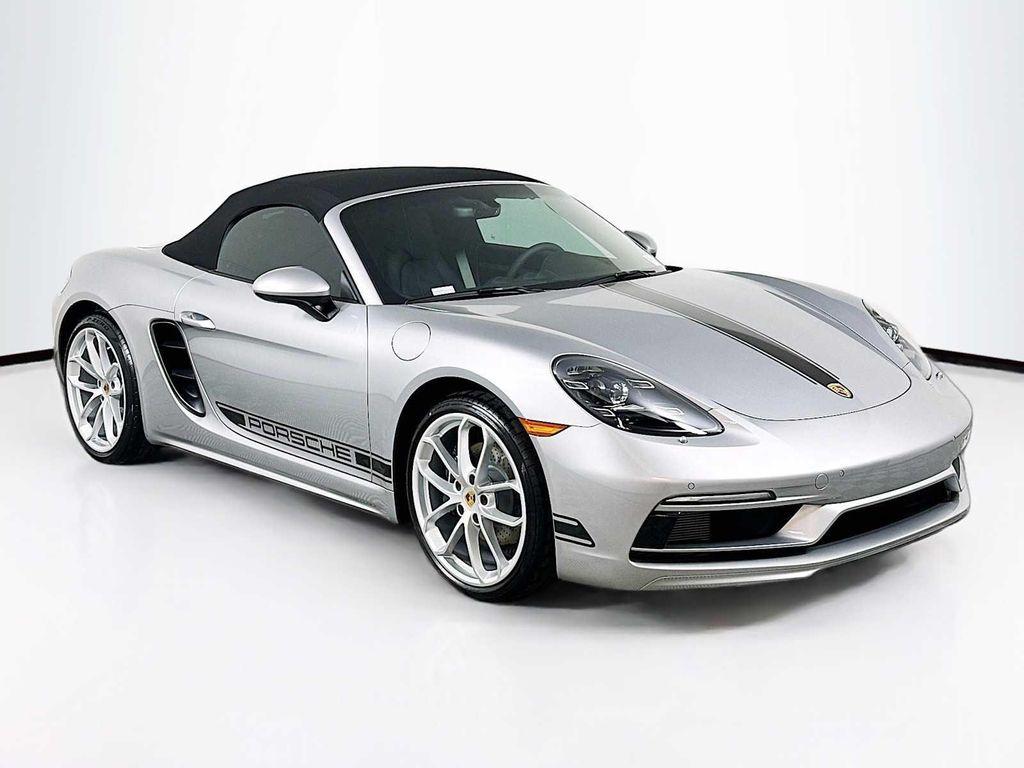 new 2025 Porsche 718 Boxster car, priced at $100,595