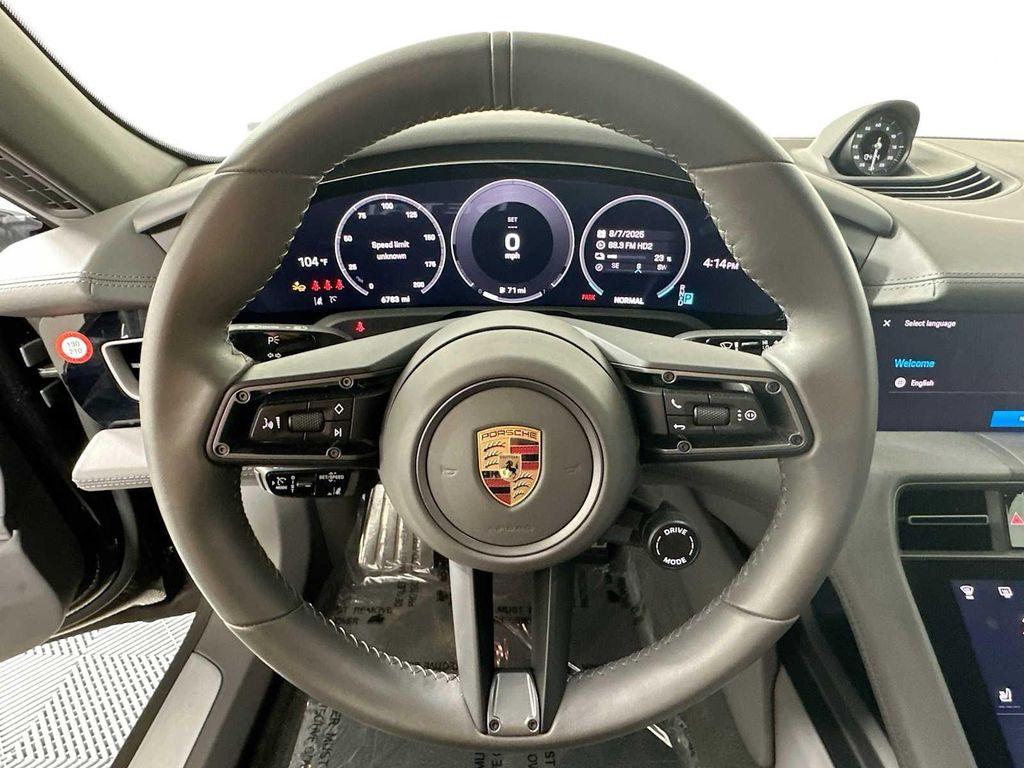 used 2025 Porsche Taycan car, priced at $105,900