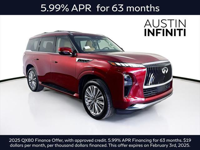 new 2025 INFINITI QX80 car, priced at $91,794