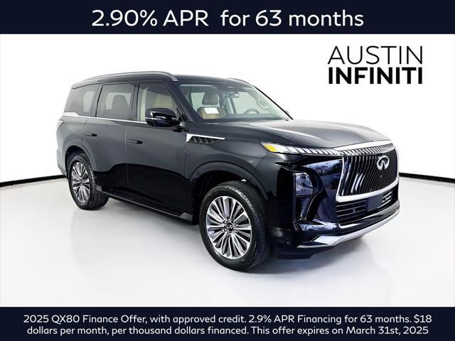 new 2025 INFINITI QX80 car, priced at $91,523