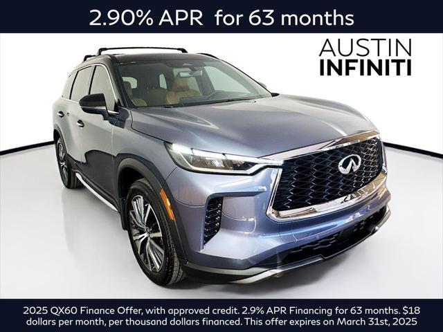 new 2025 INFINITI QX60 car, priced at $69,549