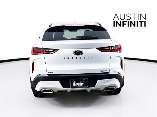 new 2025 INFINITI QX55 car, priced at $51,650