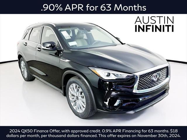 new 2024 INFINITI QX50 car, priced at $46,923