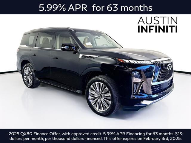 new 2025 INFINITI QX80 car, priced at $91,099