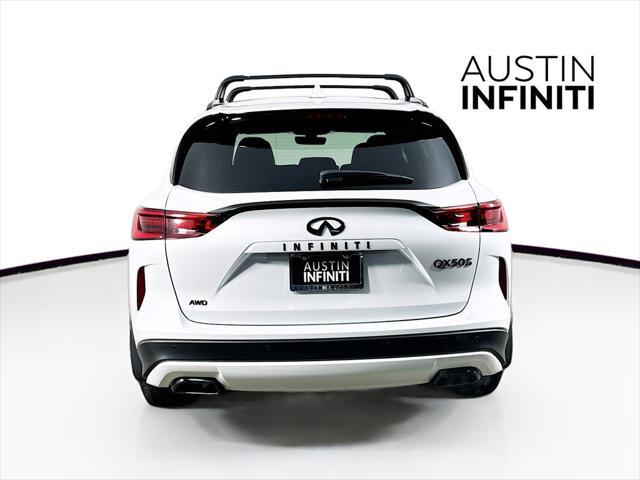 new 2025 INFINITI QX50 car, priced at $52,535